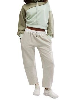 Free People Movement You Wish Pant/ jogger/ sweatpants, grey, nwt sz L